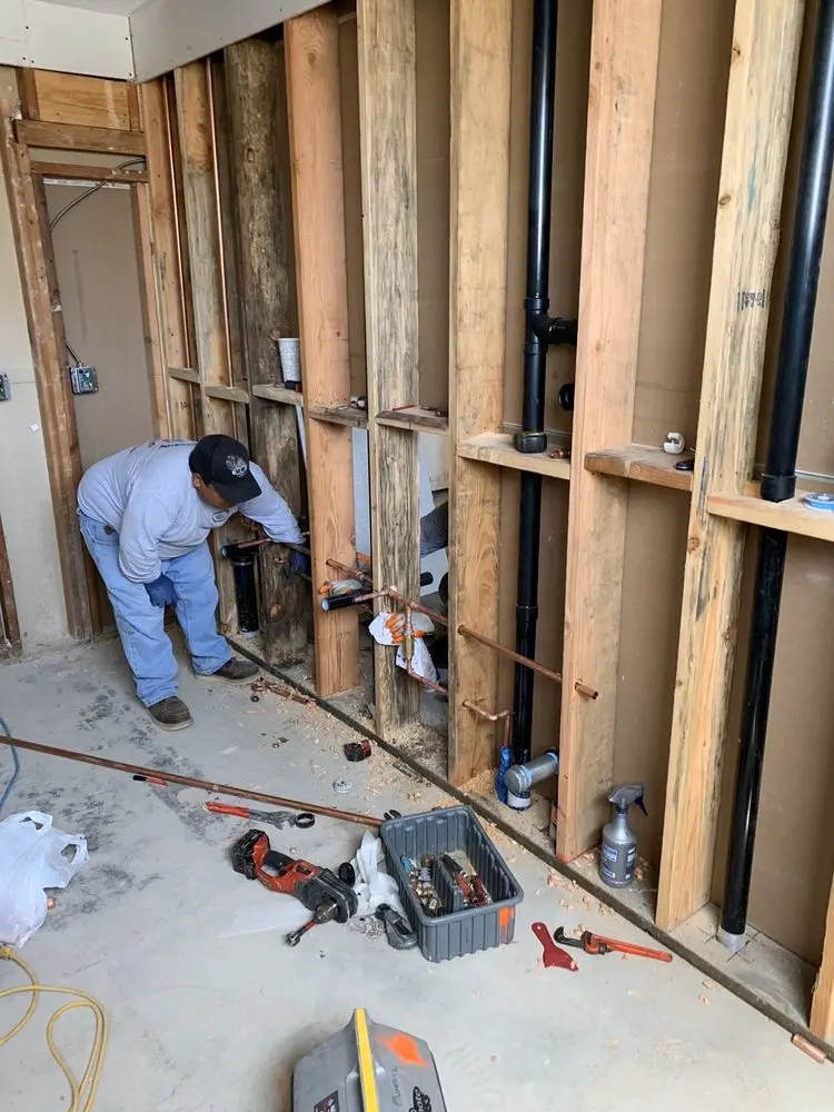 Commercial rough-in plumbing for Water Heater Replacement in East Foothills